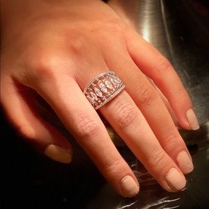 Chainlink Marquis ring